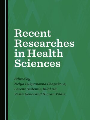 cover image of Recent Researches in Health Sciences